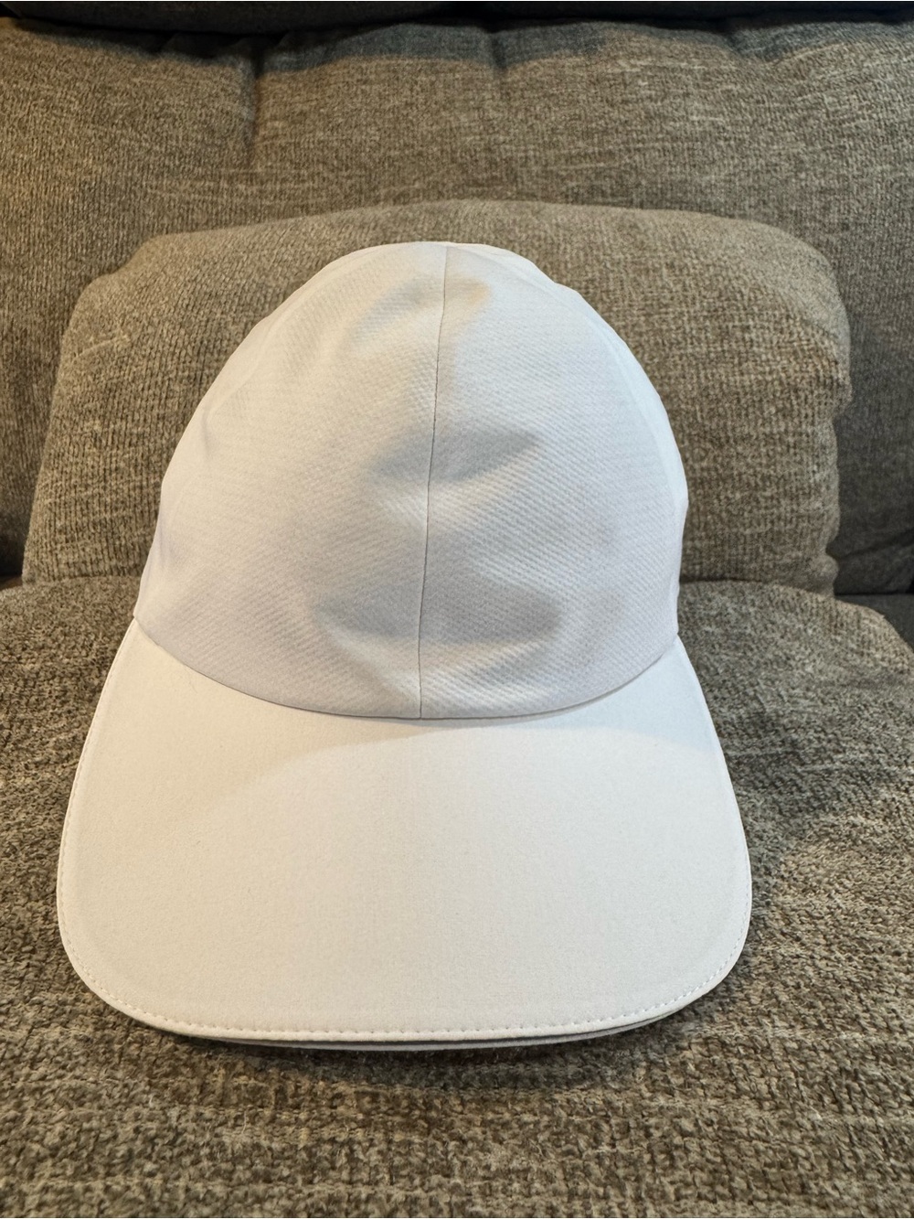 Lululemon Fast and Free Running Hat white adjustable strap